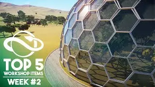 INCREDIBLE Geodesic Glass Dome! | Planet Zoo Top 5 Workshop Items - Week #2