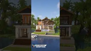 Minecraft Modern Beach House #minecraft #minecraft #minecraftbuild