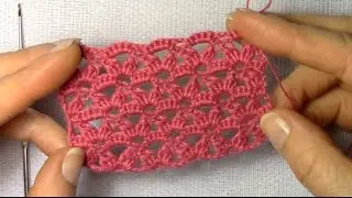 Очень красивый узор для блузки, платья, топа. Вязание по схеме