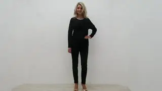Marble Black Knit with pearls -  5002 101