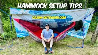 HAMMOCK SETUP TIPS WITH CAJUN-OUTDOORS.COM