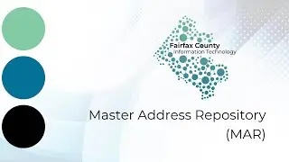 Master Address Repository Application