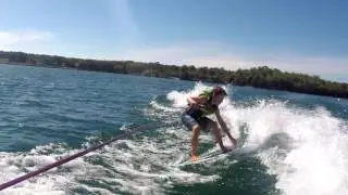 Shredding the wake!
