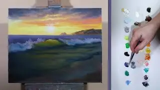Painting Ocean Wave in Real-Time