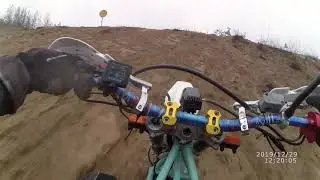 Eleek pozitiff MD electric ebike sand uphill. Электробайк Eleek Pozitiff MD подъем в песчаную горку.