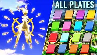 Pokémon Platinum All ELEMENTAL PLATES