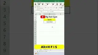 #shorts | Excel trick for date entry | #ytshorts