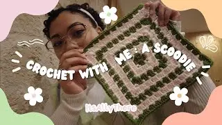 Crochet with me : je fais un scoodie ✨