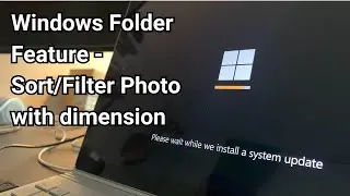 Windows Folder Feature: #sort #filter #picture #windows