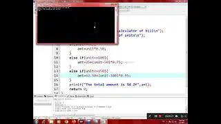 Program 5: To Calculate an Electricity Bill in C Language.
