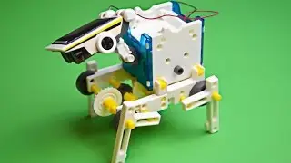 Solar Robot Quadru-bot assembly and Testrun