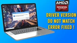 AMD Radeon Software and Driver versions do not match. ERROR FIXED !!! | Virtual Boy