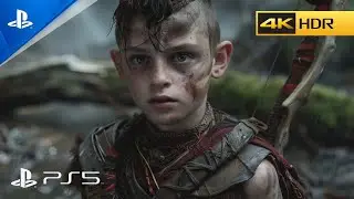 Atreus meets Angrboda in Ironwood | Realistic Ultra Graphics Gameplay God of War Ragnarok 4K 60FPS