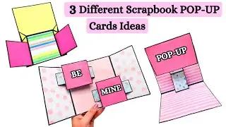 How to make Cards for Scrapbook | Scrapbook Cards Ideas | How to make Scrapbook Pages | Pop Up Cards