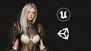 PREVIEW - GAME-READY 3D Character - Dark Knight Calista