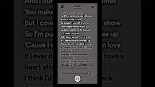 Repost of Heart attack lyrics cover cause the other one got cut off