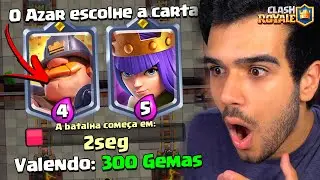 Clash Royale chooses my cards by luck... or bad luck.
