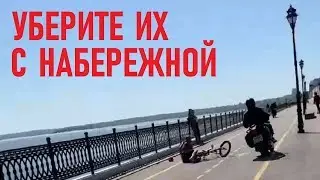 Скотство на набережной в Саратове