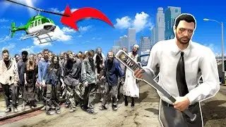 Can I Escape a ZOMBIE APOCALYPSE in GTA 5?