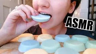 🥛FROZEN MILK ICE EATING🥛 - Ice Eating ASMR - | Soft Crunches |