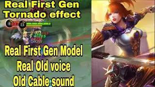 Fanny Real First Generation Default Hero Real 2017 Tornado effect Real Model Old Cable sound | MLBB