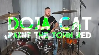 paint the town red DOJA CAT drum cover