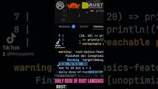 How to match Tuple values in Rust language #shots #rust #rustlang