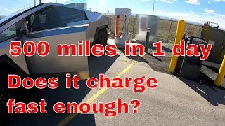 Road-tripping In The Tesla Cybertruck: 500 Miles Across Montana To Pick Up Two 4H 🍀 Pigs!