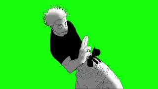 GOJO SATORU GREEN SCREEN MANGA ANIMATION「 MANGA 」「 ANIME 」「 FREE CLIPS 」PT.2  