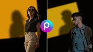 Create Stylish Shadow Effect in PicsArt | shadow silhouette effect editing in PicsArt mobile