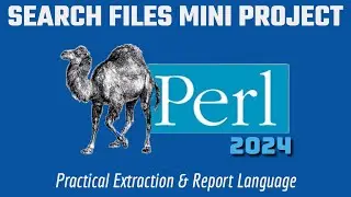 Perl Project - Search Files 2024