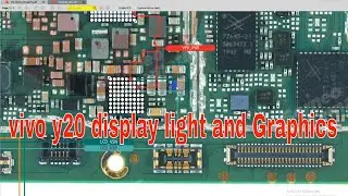 vivo y20 display light and Graphics problem solution | vivo y20 Qcm display jumper Diagram ways