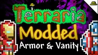 AWESOME MODDED TERRARIA VANITY SETS AND ARMOR SHOWCASE!