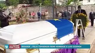 Obsèques au PALU: Felix TSHISEKEDI rend hommage à Lugi GIZENGA