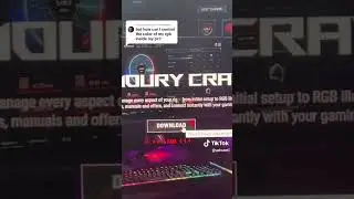 Want to control the RGB color of your ASUS PC? Try this simple tip! 🔴🟢🔵