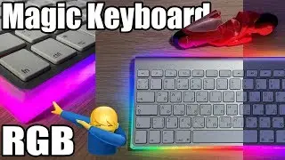 🚀 DIY RGB Apple Magic Keyboard | 3D Printing | Creozone + Ender3 | 3D Printed