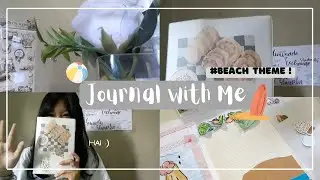 Journal with Me! Inspiration journal about Beach Theme! [Happy holiday!🌻] || Irma Tam