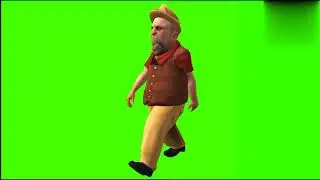 Green Screen Working Cartoon Character  Green Screen | Cartoon Animation watch by {AAGHOSH TV}
