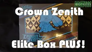 Opening A Crown Zenith Pokémon Center Elite Trainer Box Plus!