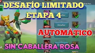 Desafío Limitado Guardián del Bosque - Trance en el bosque - Etapa 4 AUTOMÁTICO- Lords Mobile 👑