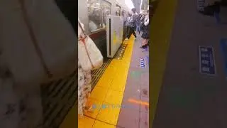 東上線下りラッシュ和光市駅　急行森林公園行き
