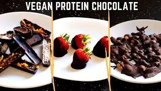 Vegan Protein Chocolate with Cacao Powder [easy, quick, healthy] + More Chocolate Dessert Ideas 🍫