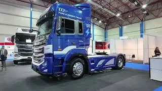 Новинка. Турецкий электрический тягач. A novelty: Turkish electric truck.