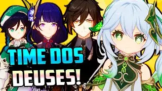 REESCREVI A HISTÓRIA DO GENSHIN INICIANDO COM 4 ARCONTES | Genshin Impact