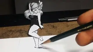 Cute 3D Drawing Illusion - Trick Art