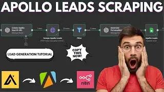 How to Scrape UNLIMITED Apollo Leads for FREE using N8N!
