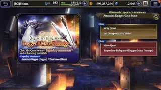 FFBE WOTV Legendary Reliquaries - Assassins Dagger/Zeus Mace Wave 1-10 with Wind and Earth