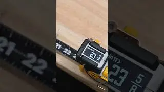 Digital tape measure one handed marking