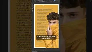 Görsellerin Çevresinden Yazmak | Text Wrap