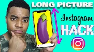 How to make a long instagram post picture (WORKS)| long instagram post trick like  RobertEntertains